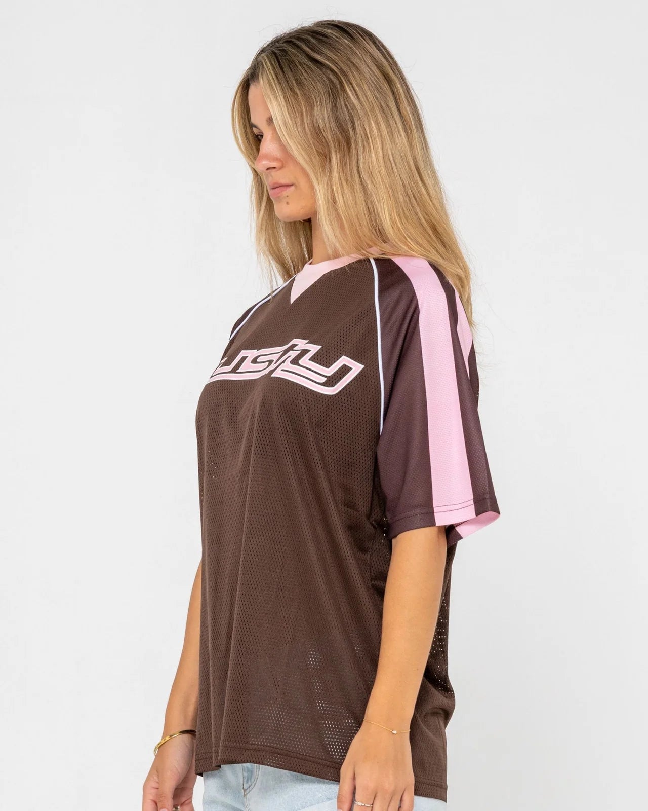 NAPLES CONTRAST OVERSIZE SPORTS JERSEY - RustyTTL1449-NUTSHELL-6