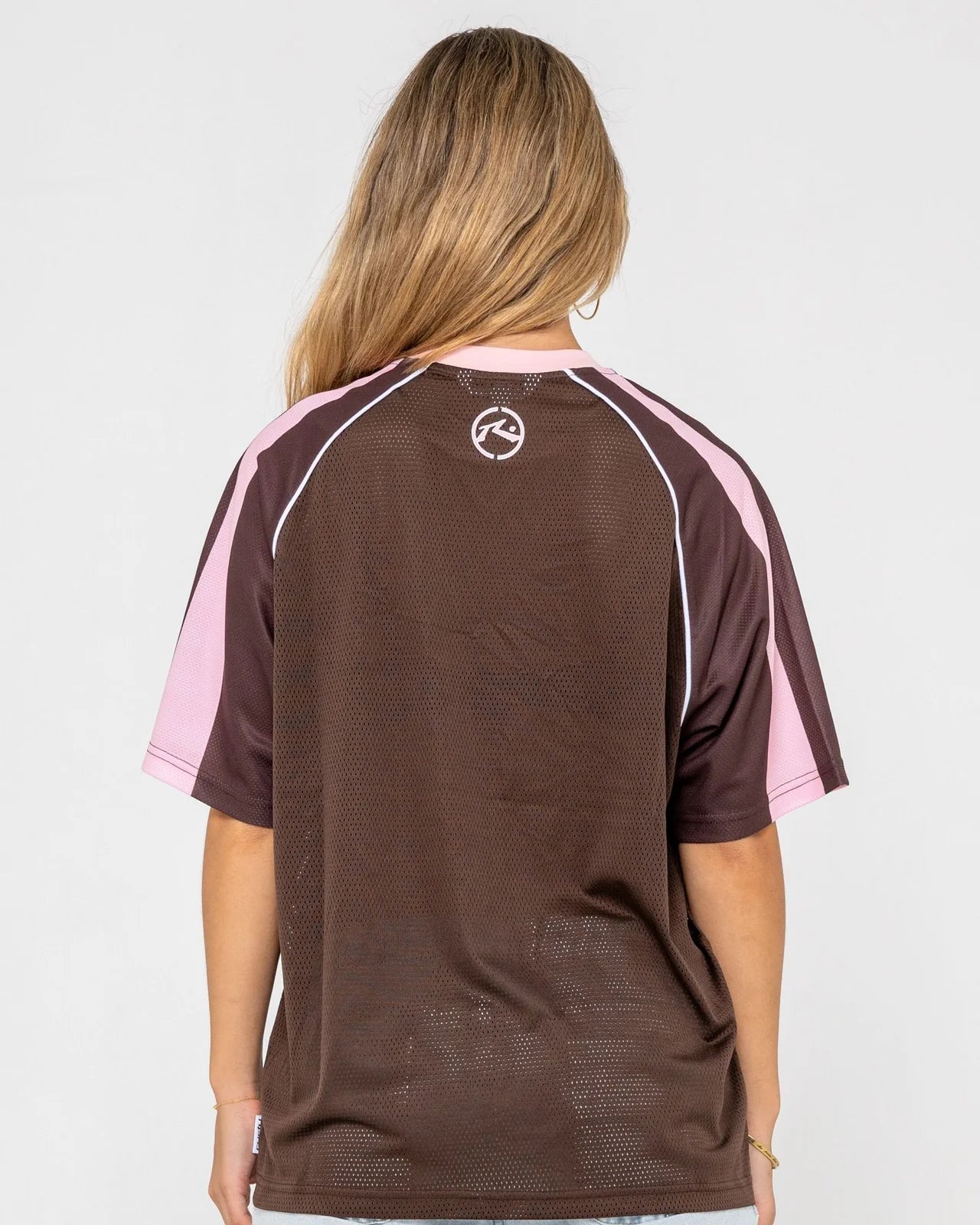 NAPLES CONTRAST OVERSIZE SPORTS JERSEY - RustyTTL1449-NUTSHELL-6