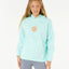 Neon Isles Surfer Fleece - Girl - Rip Curl02RGFL - 8074 - Washed Aqua - 8