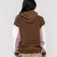 NEOPOLE PANELLED HOODED FLEECE - RustyFTL0890-PINECONE / BERRY CREAM-6