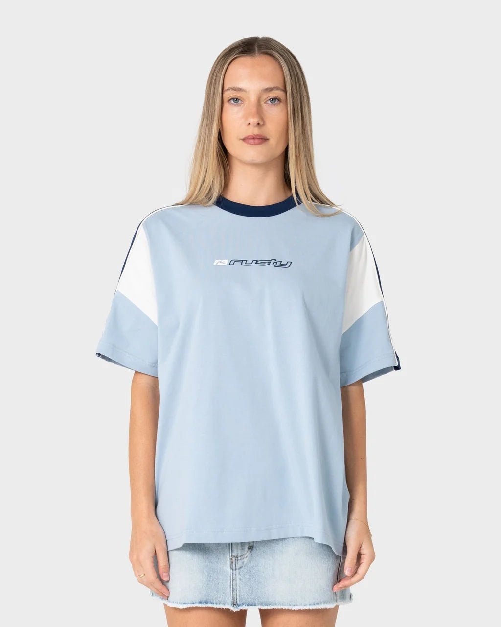 NEW BREAK 220 OVERSIZE TEE -RustyTTL1489-SEA BLUE-6
