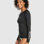 NEW ESSENTIALS LS ZIPPED LYCRA - RoxyERJWR03696 - ANTHRACITE - XXL
