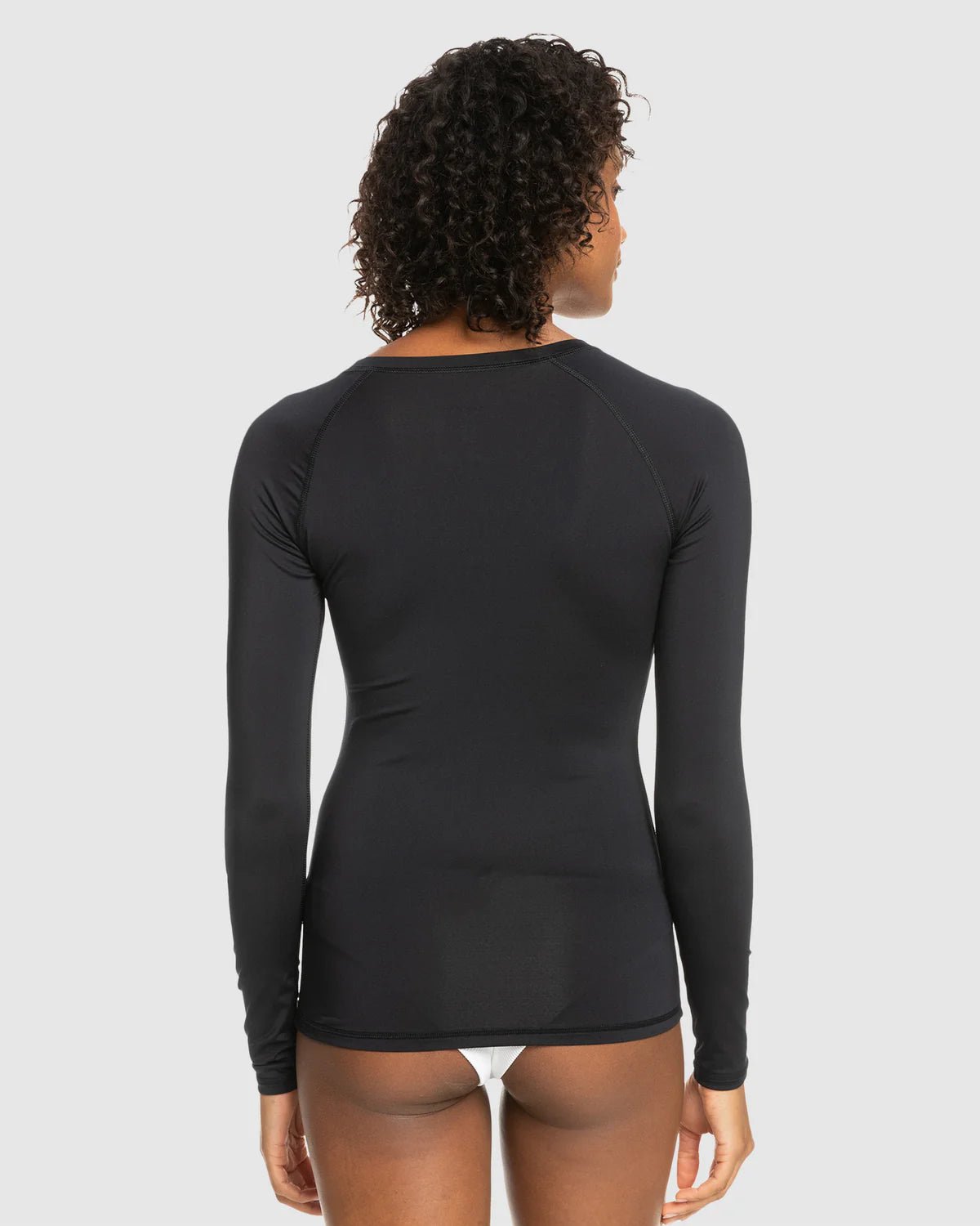 NEW ESSENTIALS LS ZIPPED LYCRA - RoxyERJWR03696 - ANTHRACITE - XXL