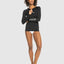 NEW ESSENTIALS LS ZIPPED LYCRA - RoxyERJWR03696 - ANTHRACITE - XXL