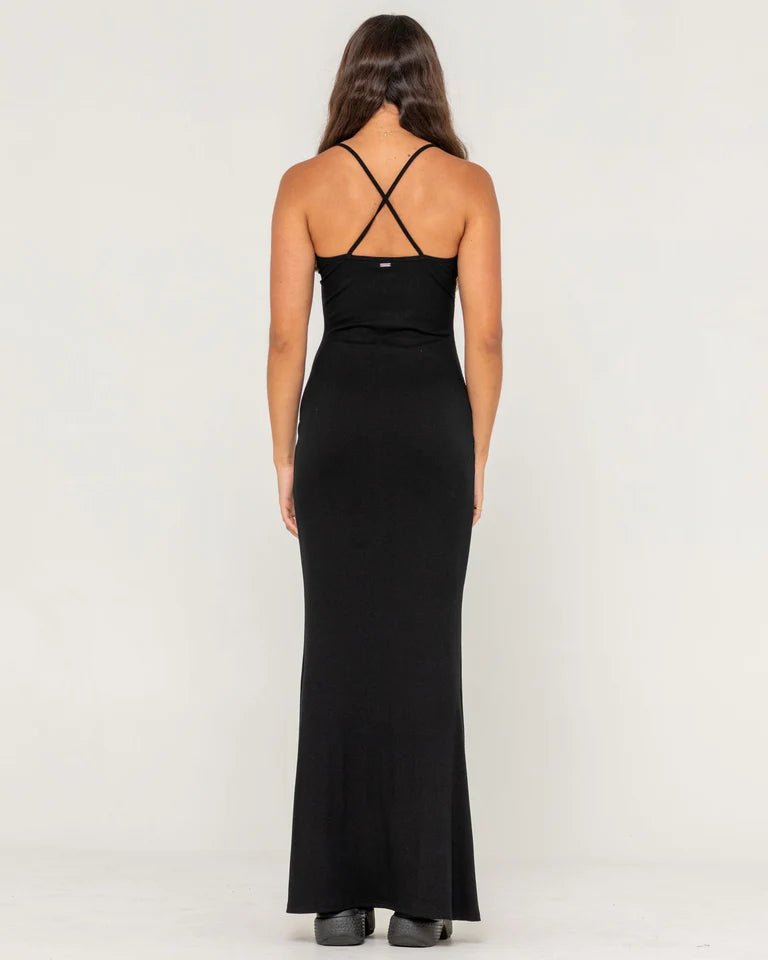 NICKY SLIP MAXI DRESS - RustyDRL1313-BLACK-10