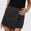 Night Shift Wrap Mini Skirt - Ash Black - ThrillsWTH25 - 301BAS - Ash Black - 8
