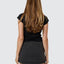Night Shift Wrap Mini Skirt - Ash Black - ThrillsWTH25 - 301BAS - Ash Black - 8