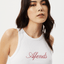 Notice Rib Singlet - AfendsW243081 - WHT - White - XS