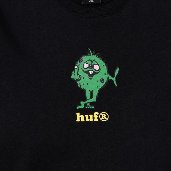 Nugg Man Crewneck - HUFFL00166 - BLACK - Black - L