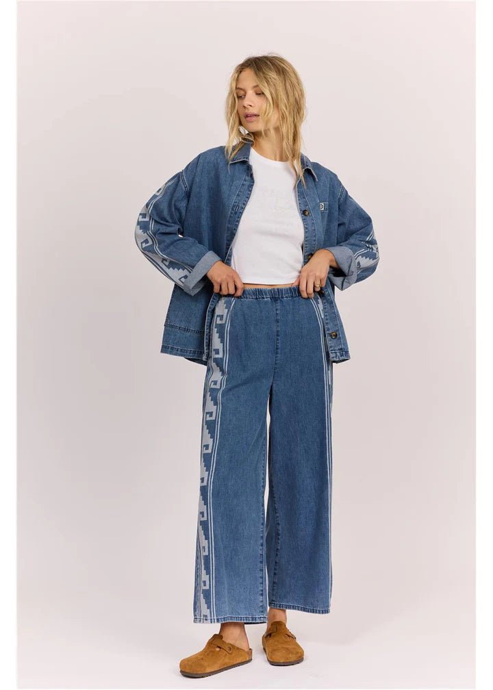 OCEAN BOUND PANT - SissterG312BOCE-VINTAGE BLUE-XS