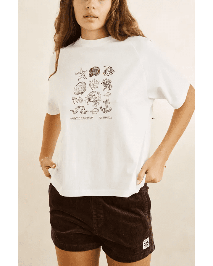 OCEAN SOUNDS RAGLAN T-SHIRT -Rhythm0726W-PT05-VINTAGE WHITE-6