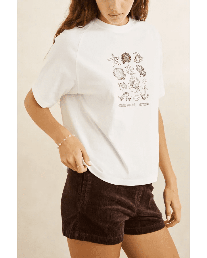OCEAN SOUNDS RAGLAN T-SHIRT -Rhythm0726W-PT05-VINTAGE WHITE-6