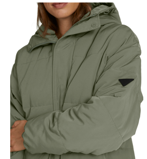 Ocean Ways Puffer - RoxyURJJK03032 - GZC0 - Agave Green - L