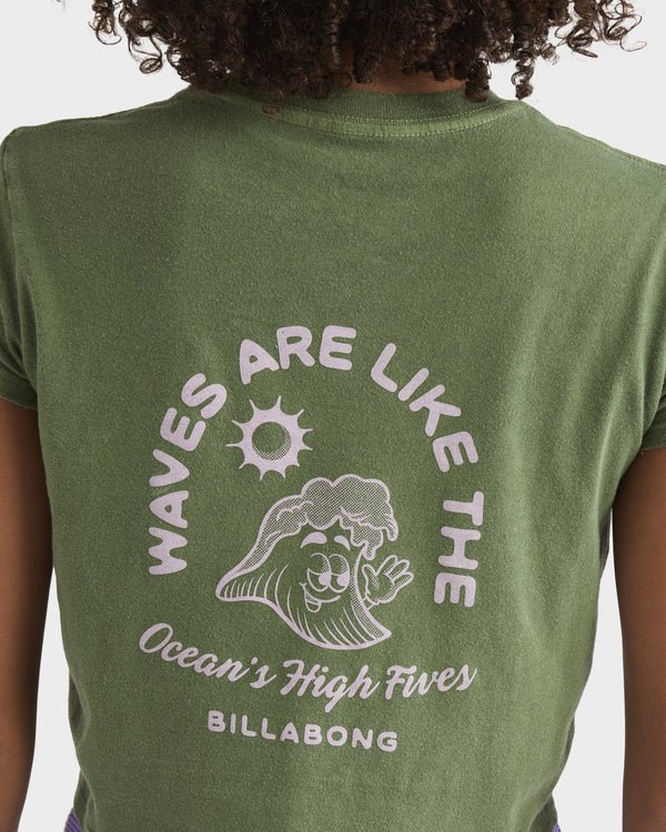 OCEANS GREATEST TEE -Billabong24B353583-LUV ARMY-XS/6