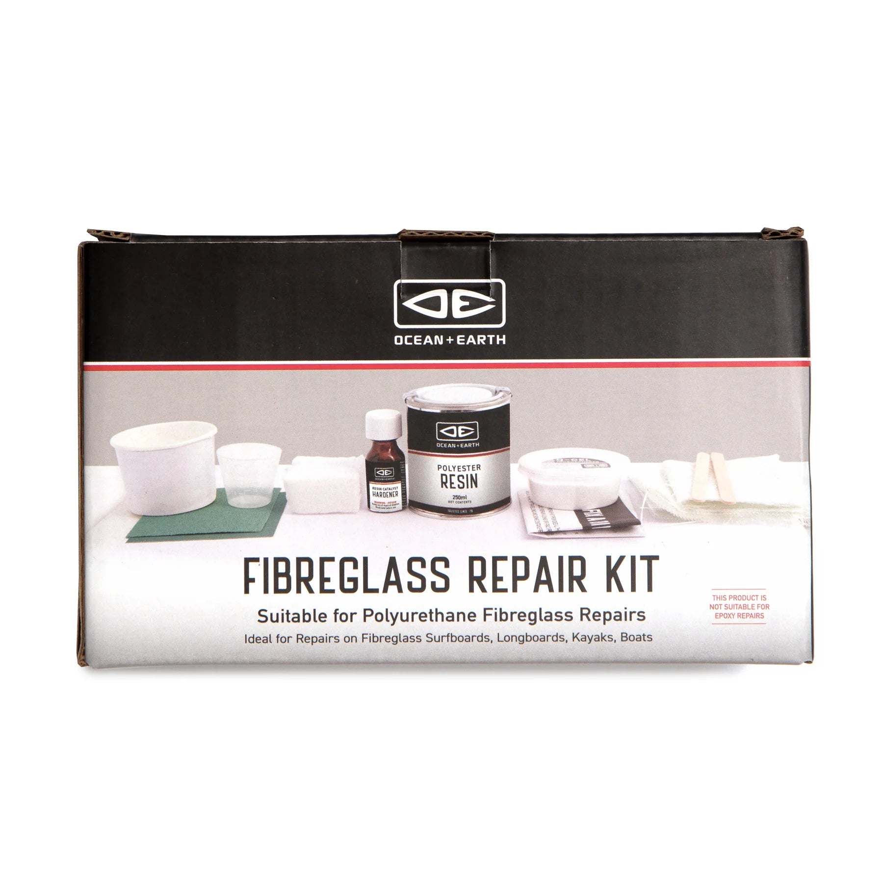 O&E Fiberglass Repair Kit - Ocean & Earth9321977009300 - Multi - 1SZ