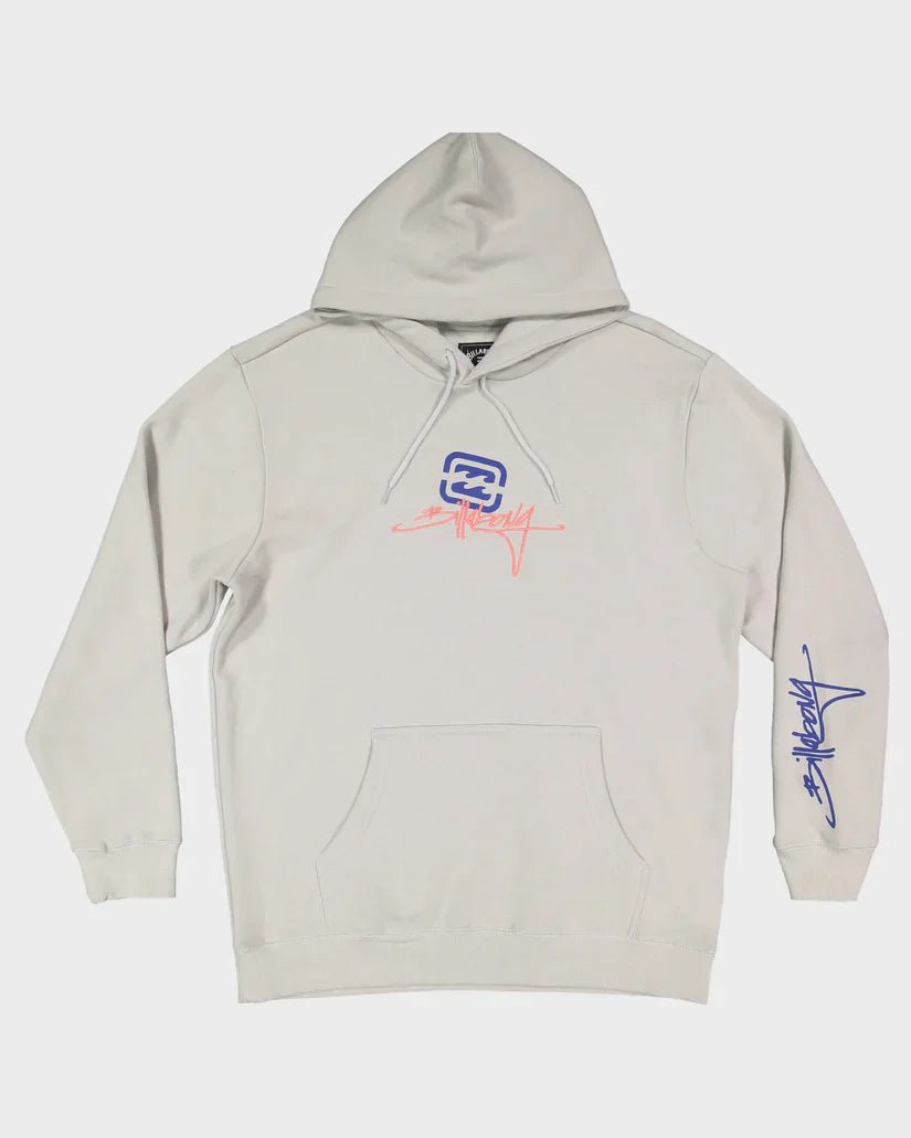 OG Script Pop Hood - BillabongUBYFT00307 - SILVER - L