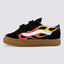 Old School V Kids Flame Black/Gum - VansVN0009RCB9M - BLK - Flame Black/Gum - 10