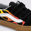 Old School V Kids Flame Black/Gum - VansVN0009RCB9M - BLK - Flame Black/Gum - 10