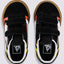 Old School V Kids Flame Black/Gum - VansVN0009RCB9M - BLK - Flame Black/Gum - 10