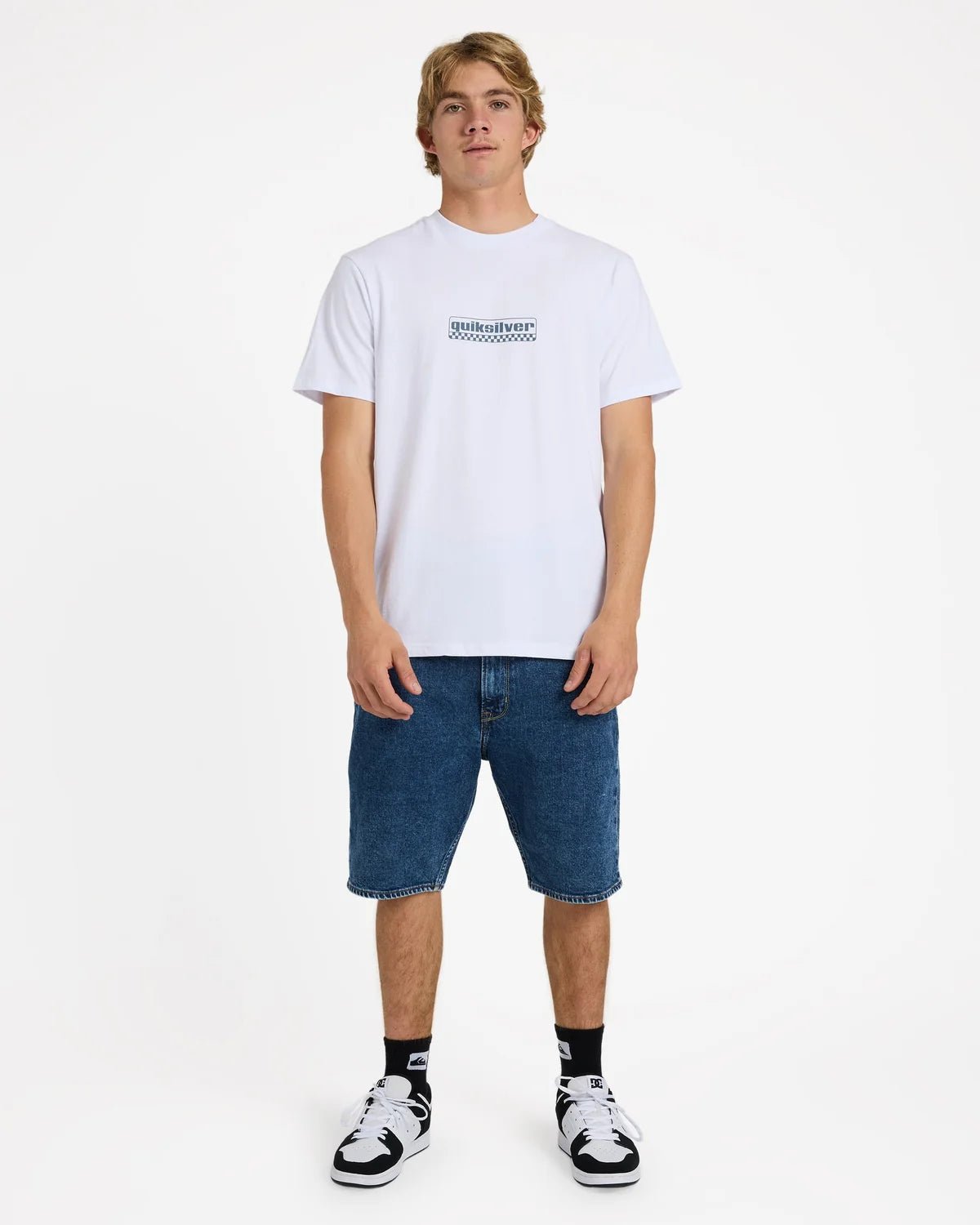 OLD SKOOL SS TEE -QuiksilverUQYZT05844-WHITE-XS