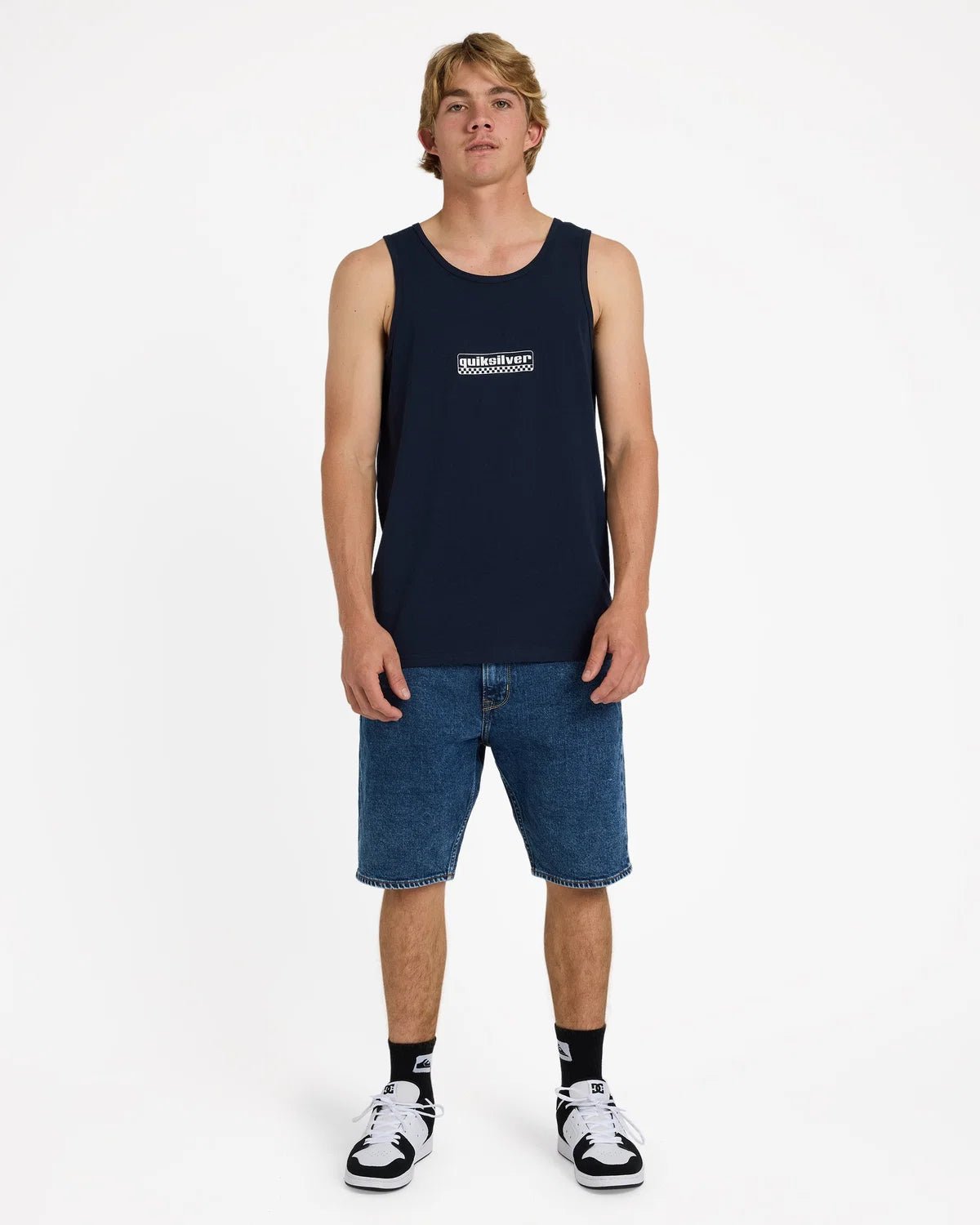 OLD SKOOL TANK -QuiksilverUQYZT05850-DARK NAVY-L