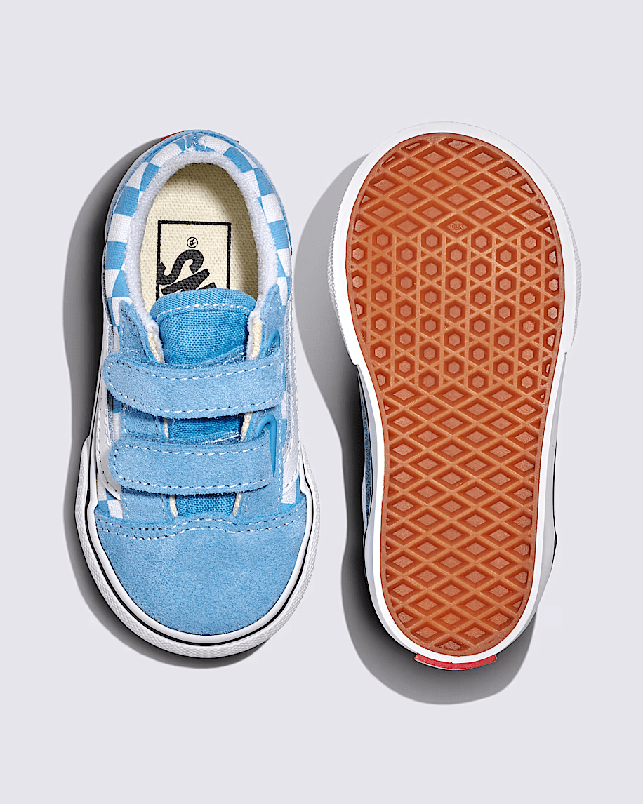 Old Skool V toddler Color Theory Checkboard - VansVN0009RCE2W.BLU - Heritage Blue - 4
