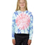 Opus Dot Front Tie Dye, Spliced Crew Neck Sweater - Santa Cruzsg124 - cr03 - bw - Multi Tie Dye - 10