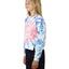 Opus Dot Front Tie Dye, Spliced Crew Neck Sweater - Santa Cruzsg124 - cr03 - bw - Multi Tie Dye - 10