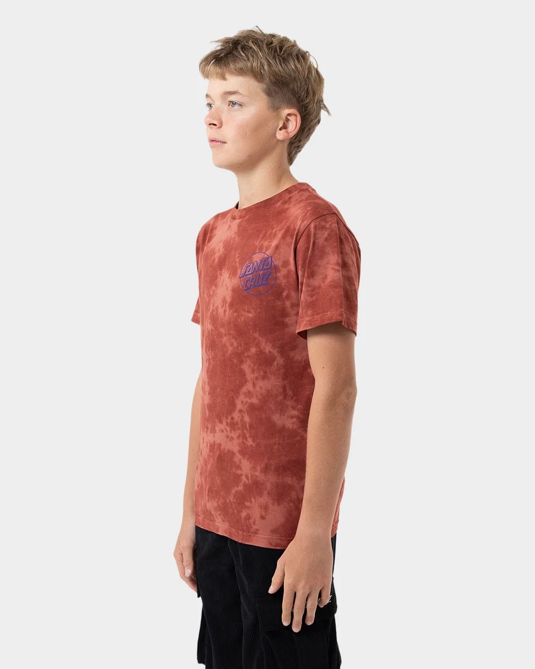 OPUS SCREAMING HAND MONO TEE -Santa CruzSB226-SS04-RED TIE DYE-8