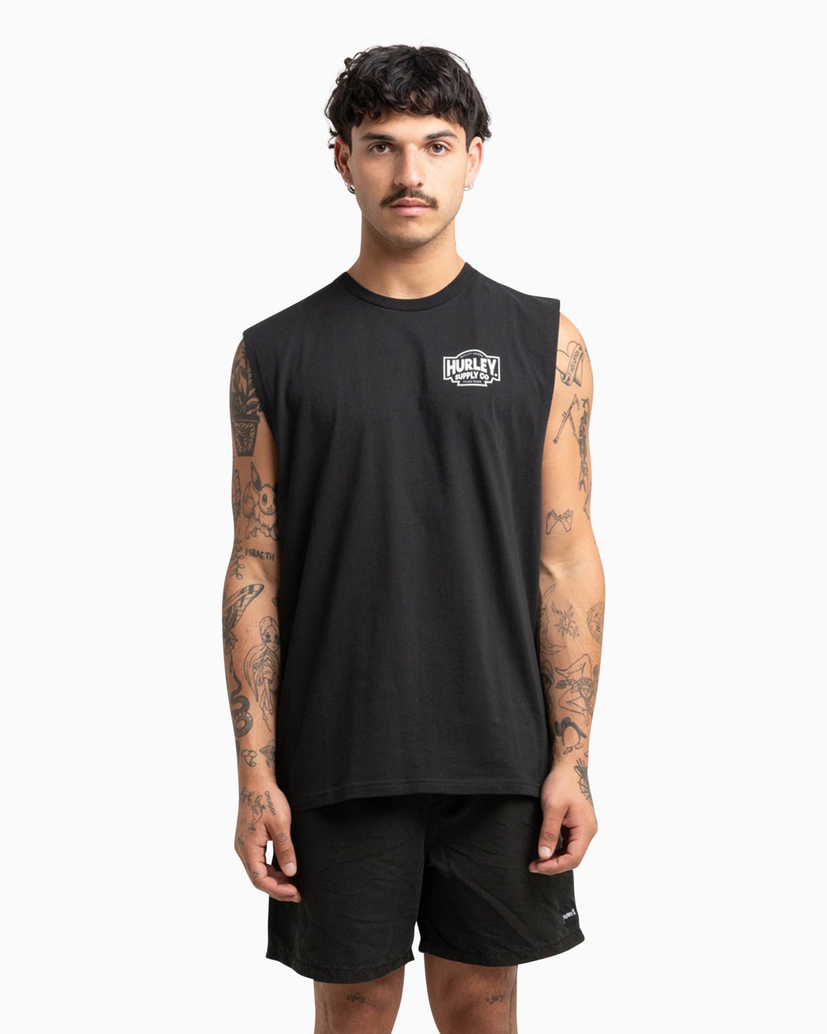 Organic Supply Muscle - HurleyMMUSP24OSM - Black - L