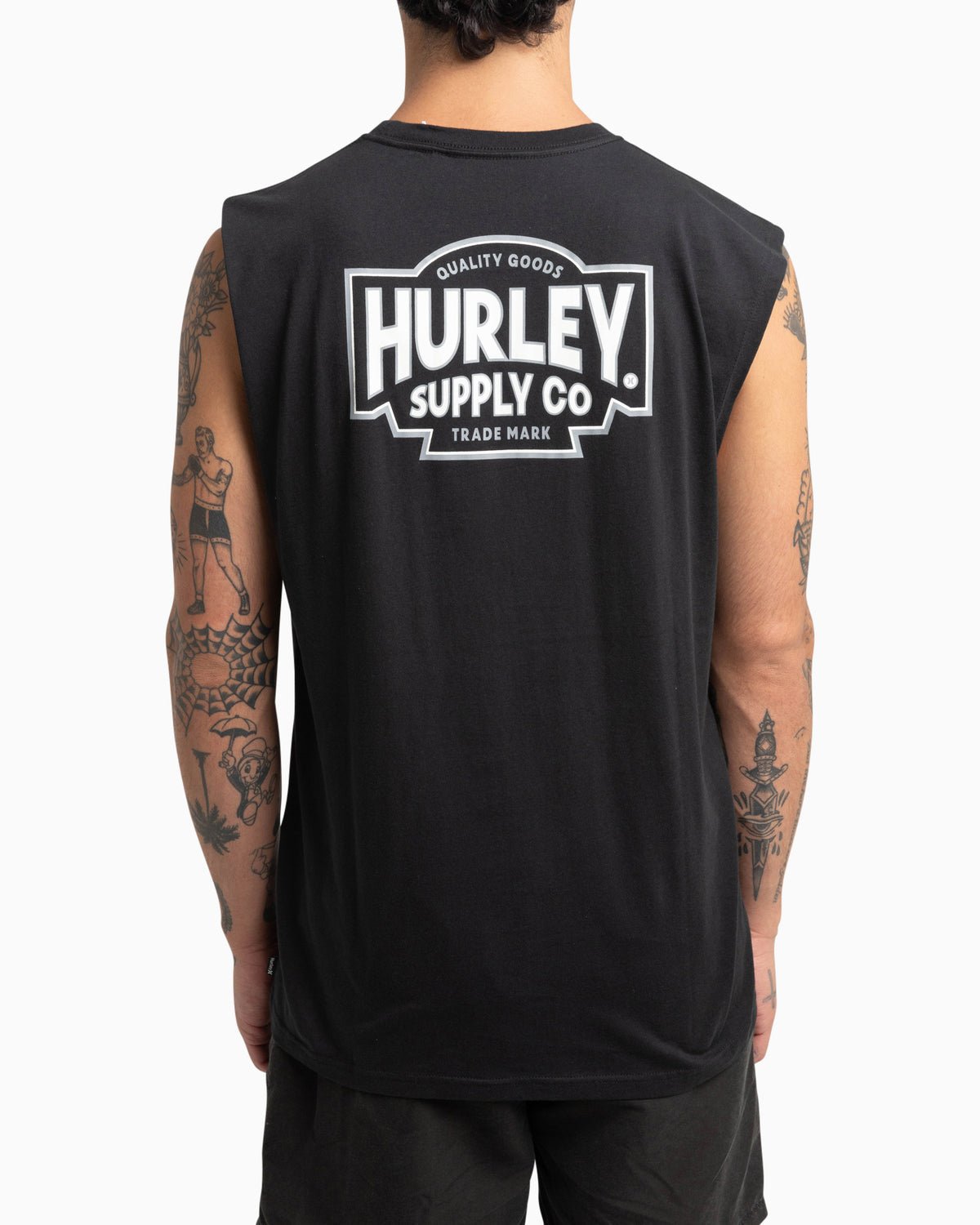 Organic Supply Muscle - HurleyMMUSP24OSM - Black - L