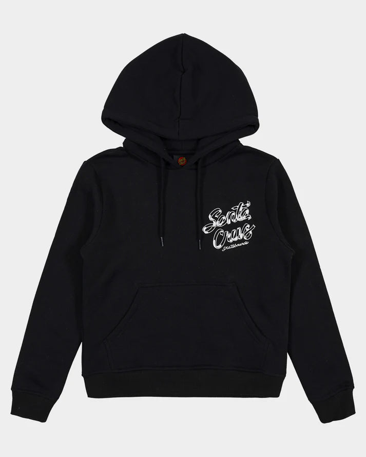 OS RIBBON SCRIPT CHEST HOODIE -Santa CruzSG126-HO04-BLACK-8