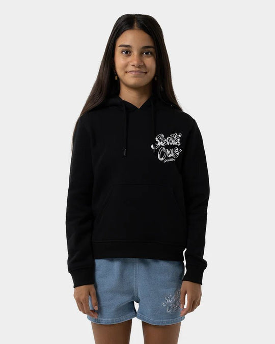 OS RIBBON SCRIPT CHEST HOODIE