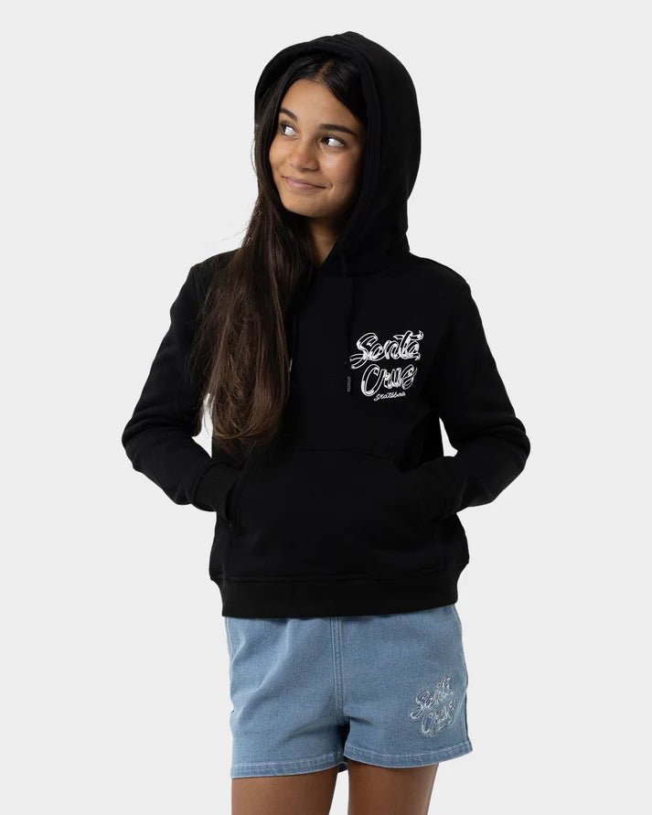OS RIBBON SCRIPT CHEST HOODIE -Santa CruzSG126-HO04-BLACK-8