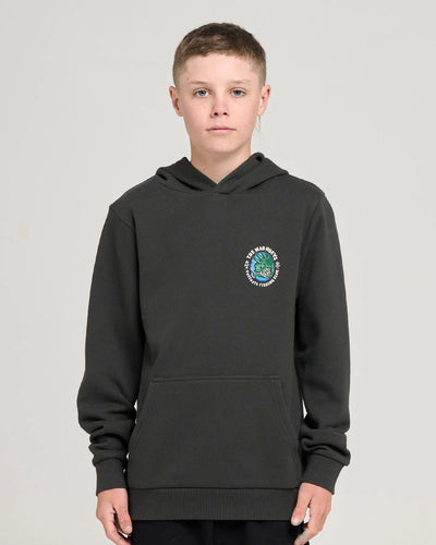 OUTCASTS | YOUTH HOODED PULLOVER - The Mad HueysH326B08001-VINTAGE BLACK-6