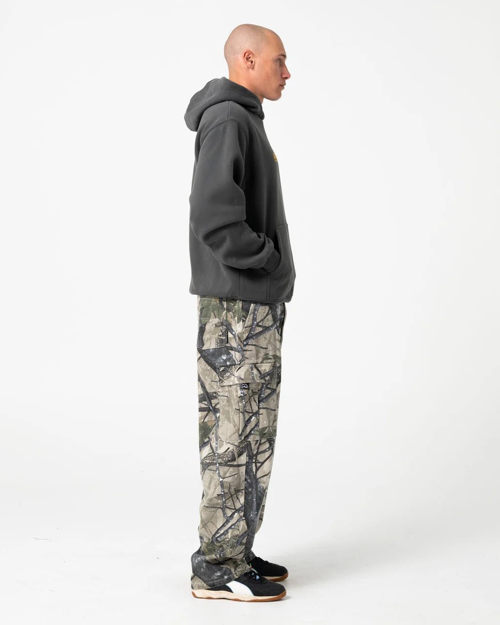 OUTLINER HOODED FLEECE - RustyFTM1202-CARBON-S