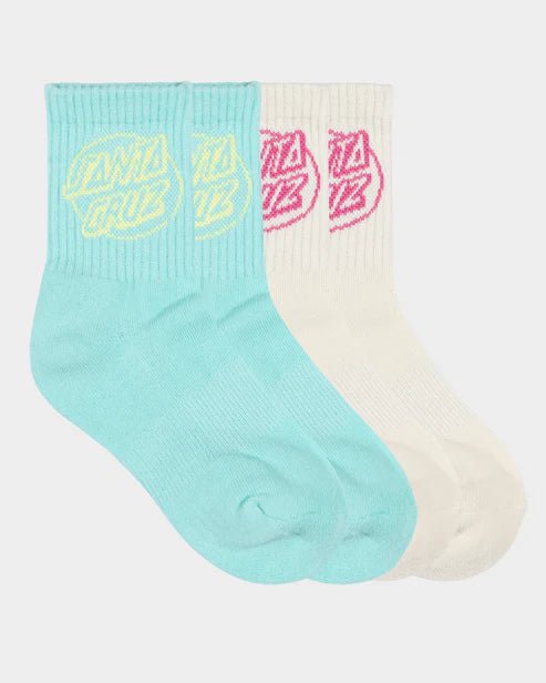Oval Dot Mid Sock 4 Pack