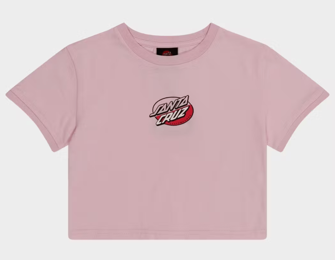 Oval Dot Splice Font Tee - Santa CruzSG224 - SS05 - Pale Pink - 10