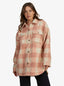 Over And Above - RoxyURJPF03008 - TJB8 - Paradiso Plaid Cafe Creme - L