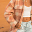 Over And Above - RoxyURJPF03008 - TJB8 - Paradiso Plaid Cafe Creme - L