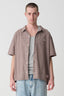 Oxford Script SS Shirt - XlargeXL024S3404 - Brown - L