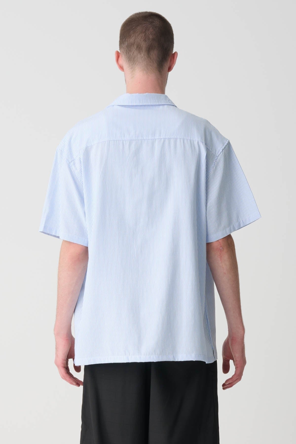 OXFORD SCRIPT SS SHIRT -XlargeXL025S1407-BLUE WHITE-XXS
