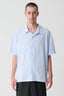 OXFORD SCRIPT SS SHIRT -XlargeXL025S1407-BLUE WHITE-XXS