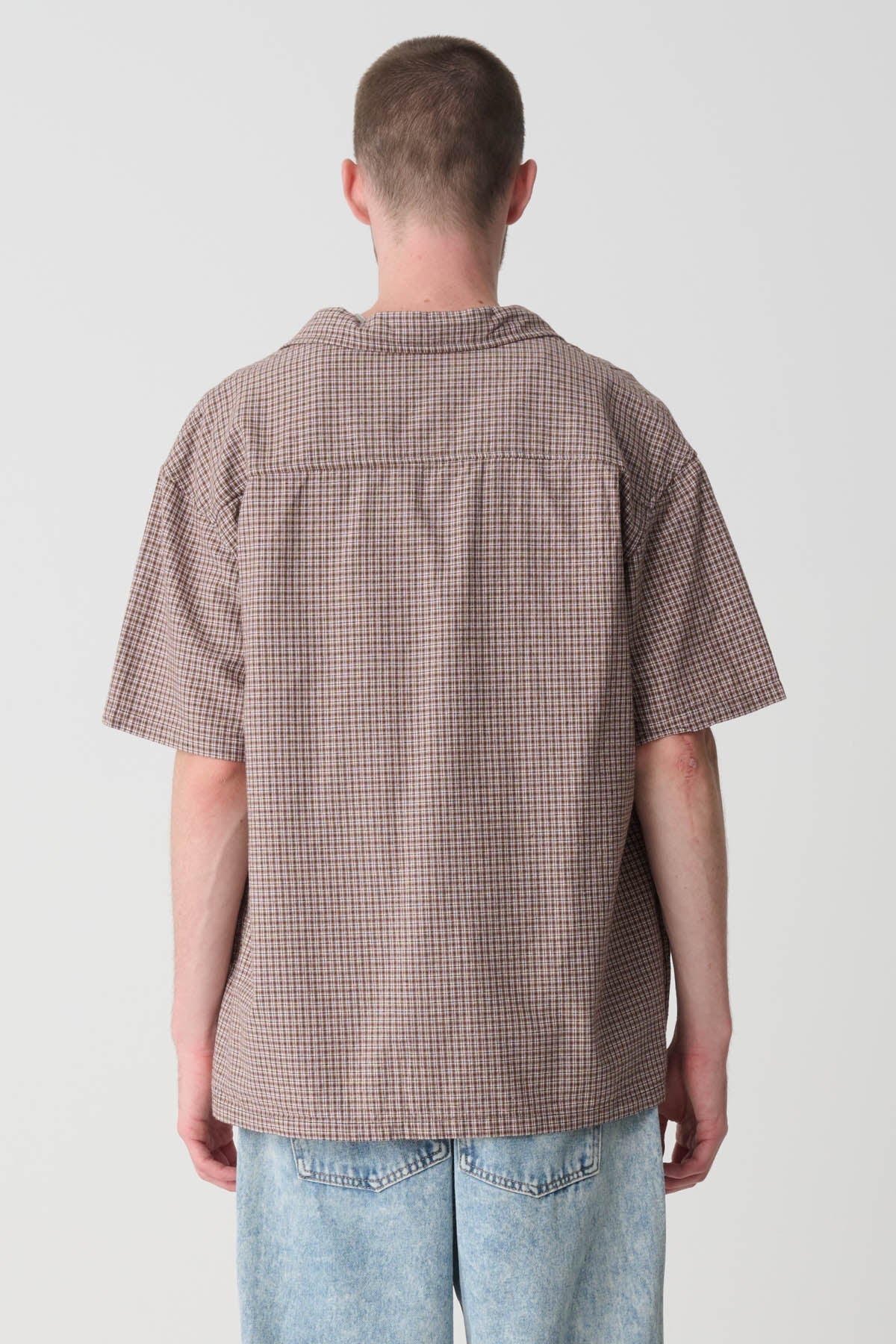 Oxford Script SS Shirt - XlargeXL024S3404 - Brown - L