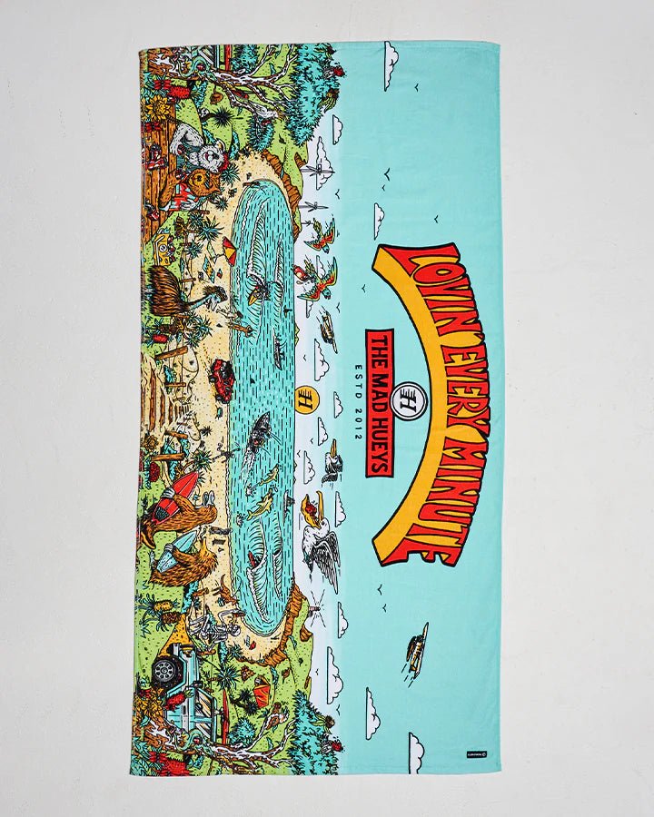 OZ STRAYA | BEACH TOWEL - Mad HueysH425M07010 - AQUA - ONE SIZE