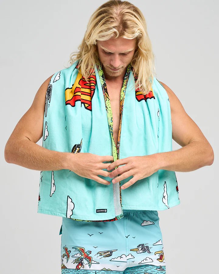 OZ STRAYA | BEACH TOWEL - Mad HueysH425M07010 - AQUA - ONE SIZE
