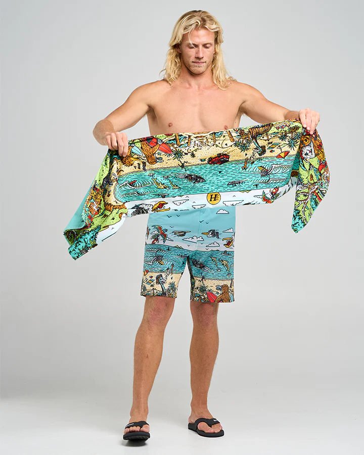 OZ STRAYA | BEACH TOWEL - Mad HueysH425M07010 - AQUA - ONE SIZE