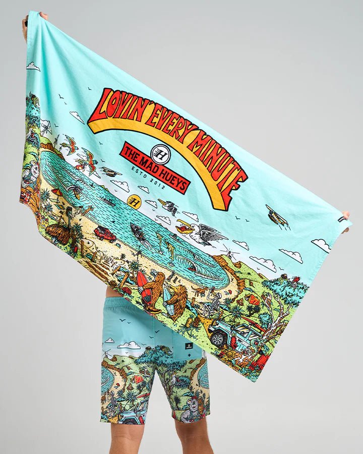 OZ STRAYA | BEACH TOWEL - Mad HueysH425M07010 - AQUA - ONE SIZE