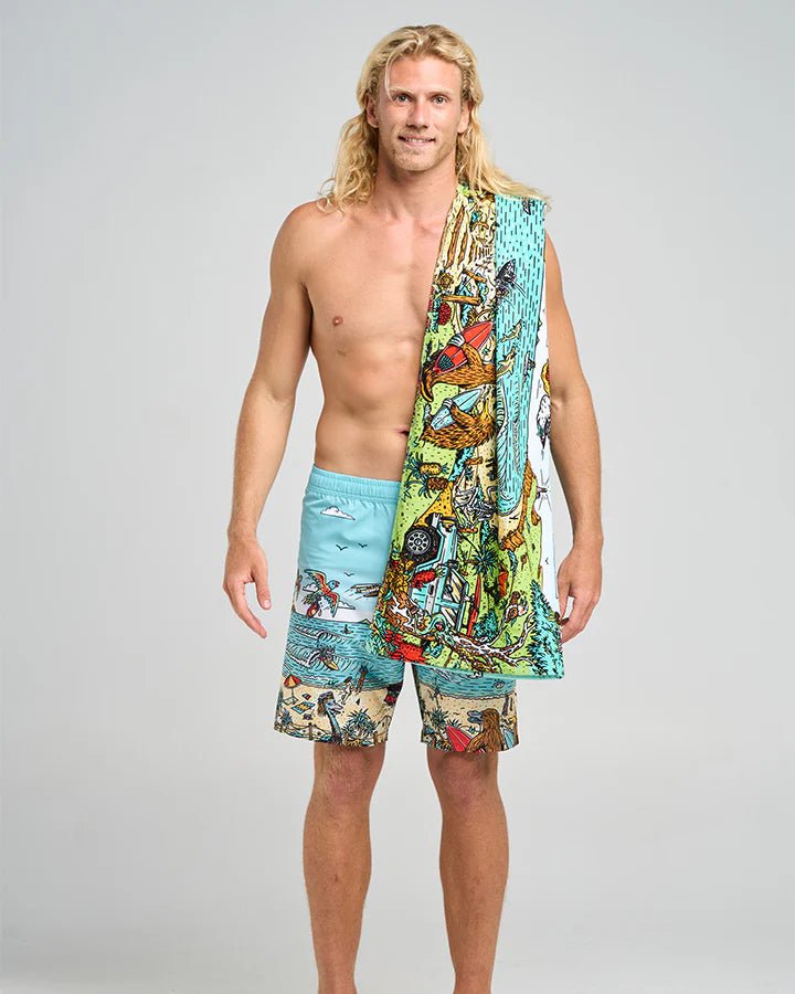 OZ STRAYA | BEACH TOWEL - Mad HueysH425M07010 - AQUA - ONE SIZE