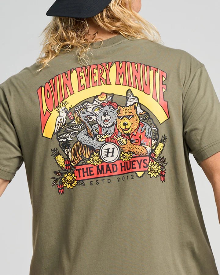 OZ STRAYA | SS TEE - The Mad HueysH425M01008-OLIVE-S